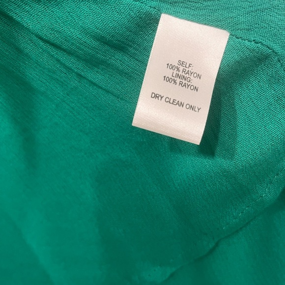 Lulus Green Maxi Wrap Dress Size Small Flutter Sleeve V Neck Tie Waist Boho - Picture 10 of 12